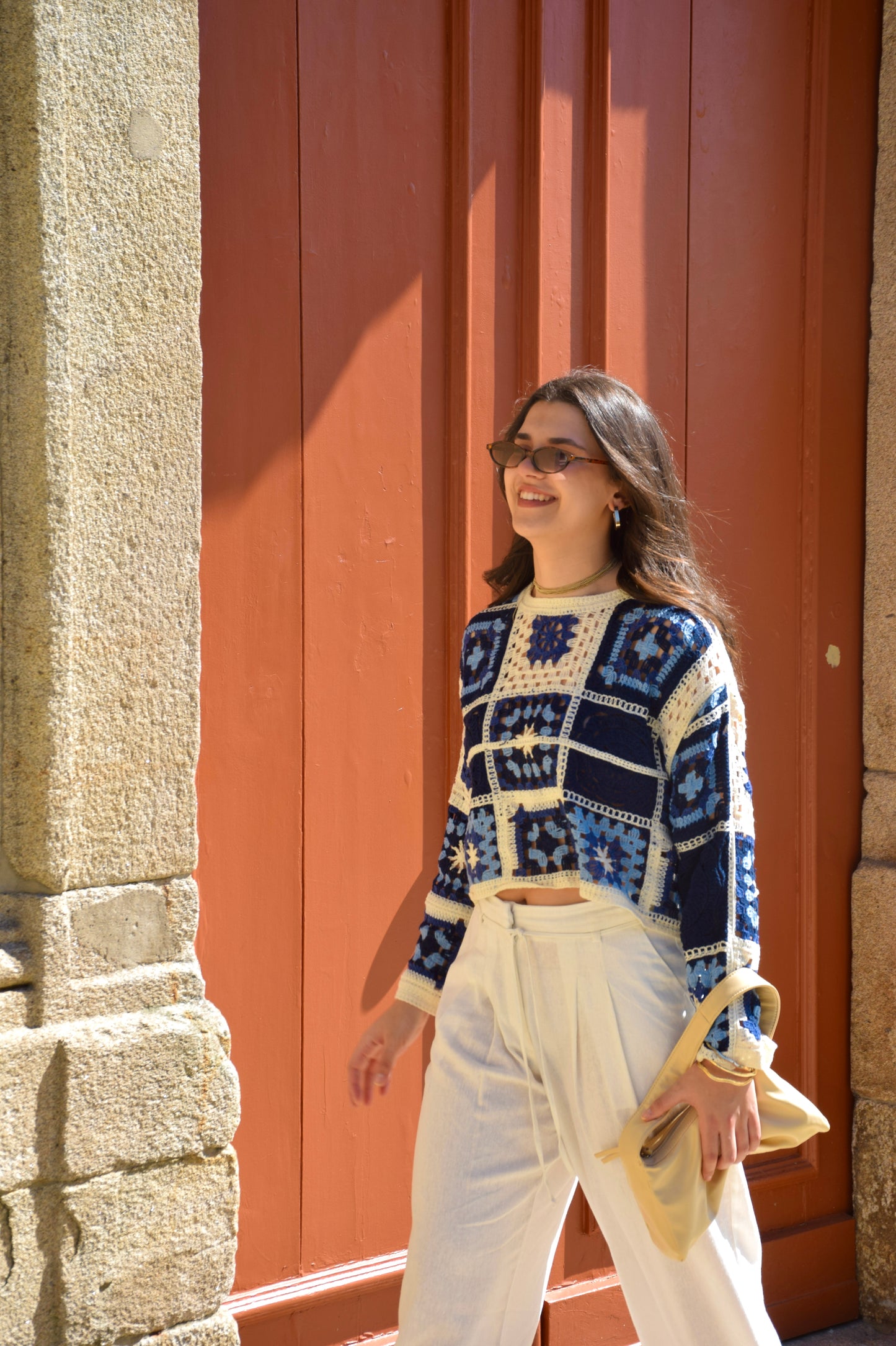 Crochet Squares Sweater