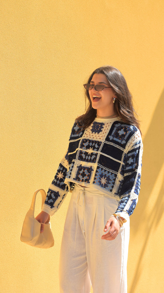 Crochet Squares Sweater