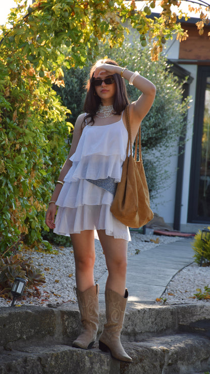 Cotton Dress - White
