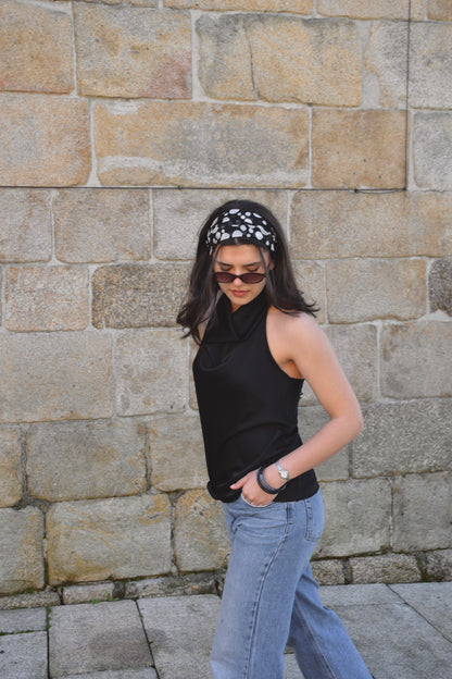 Top Halter Acetinado