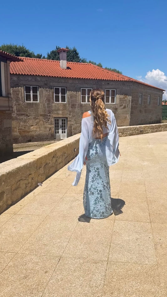 Dalia Dress - Blue