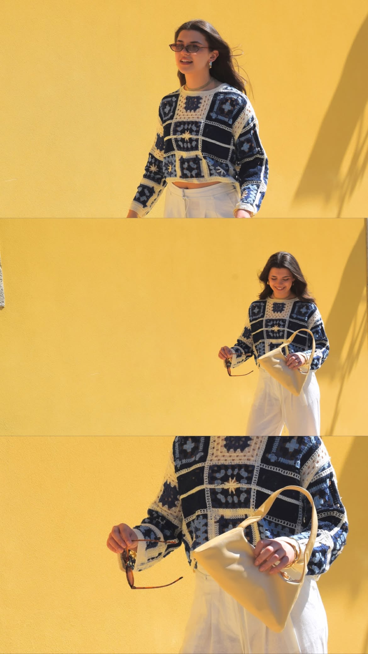 Crochet Squares Sweater