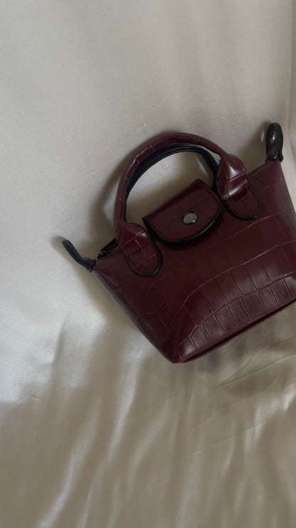 Mini Burgundy Bag