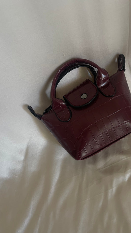 Mini Burgundy Bag