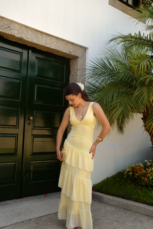 Mhiel Dress - Yellow
