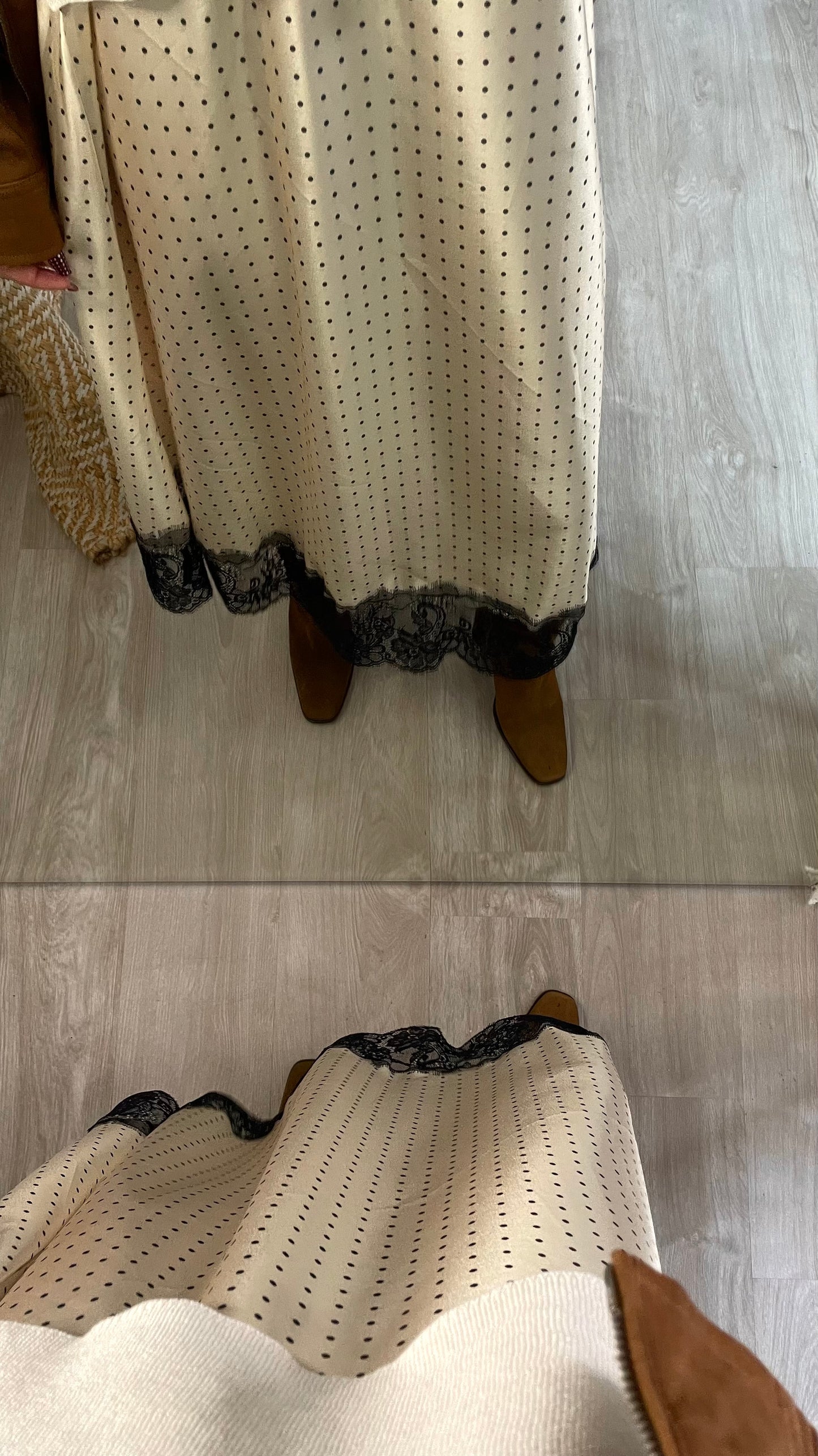 Saia/Vestido Scandal Polka Dots & Lace
