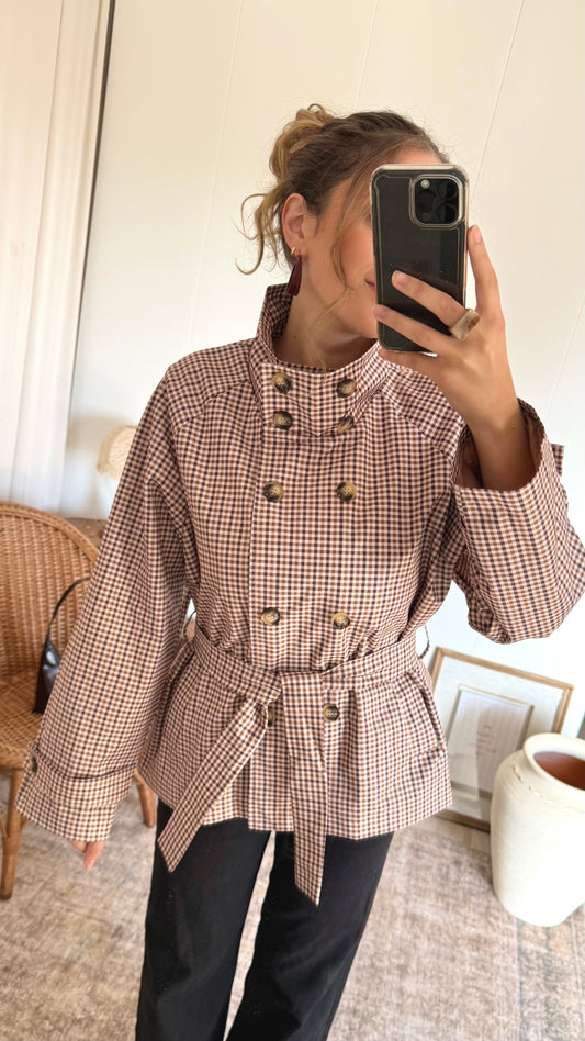 Trench Coat Plaid