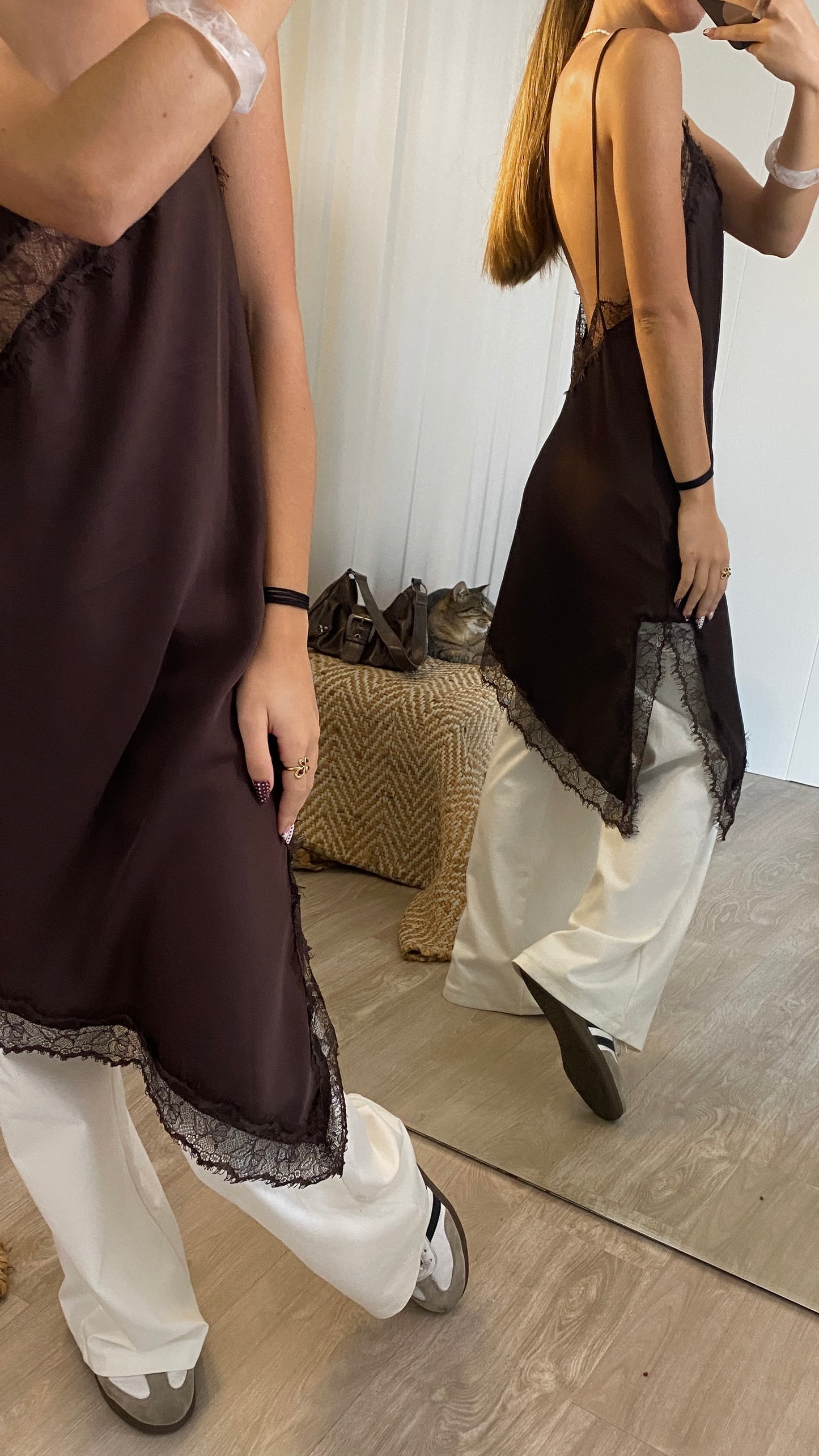 Vestido / Top Lace Assimétrico