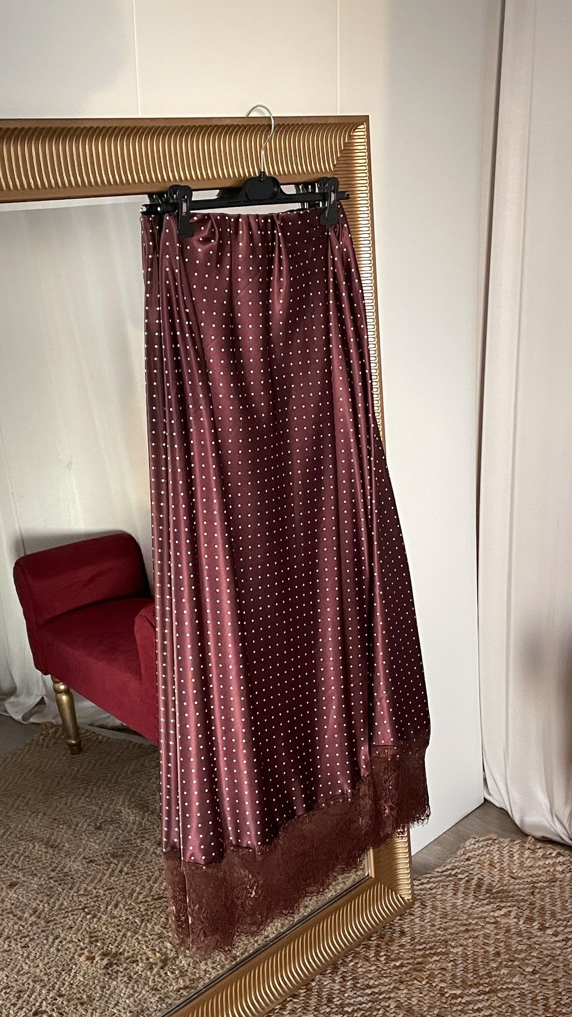 Saia/Vestido Scandal Polka Dots & Lace