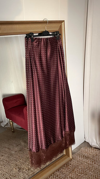 Saia/Vestido Scandal Polka Dots & Lace
