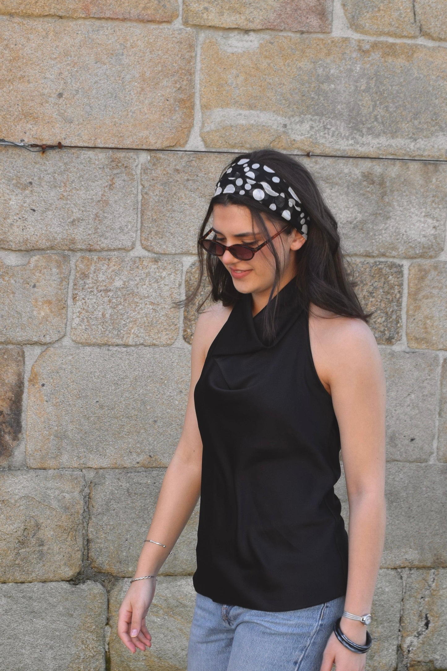 Top Halter Acetinado