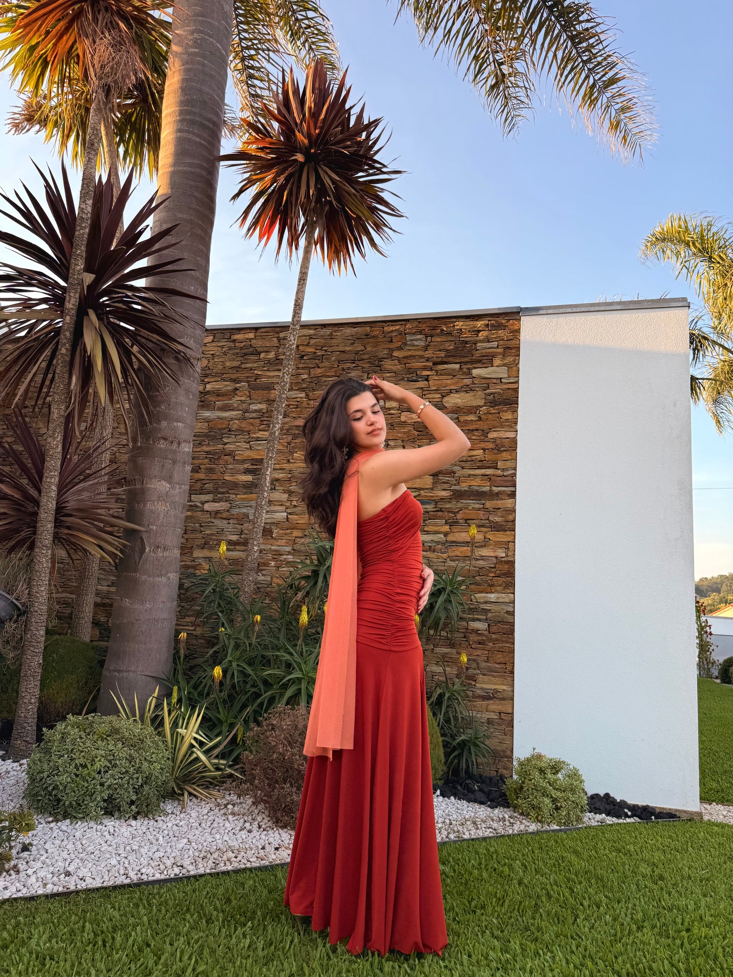 Carmín Dress - Terracotta