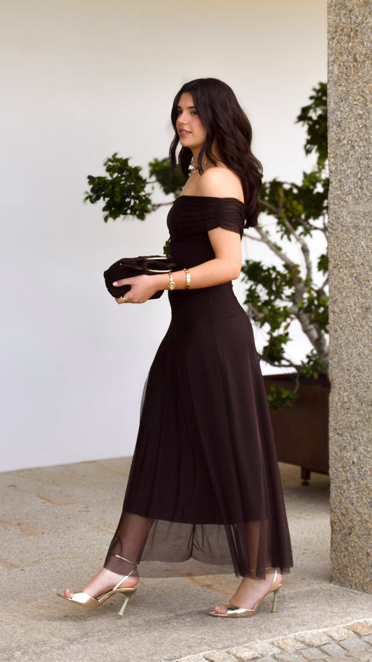 Solera Dress - Brown