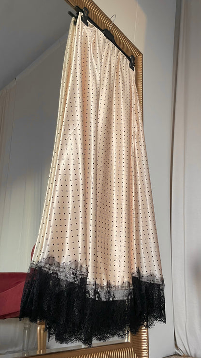 Saia/Vestido Scandal Polka Dots & Lace