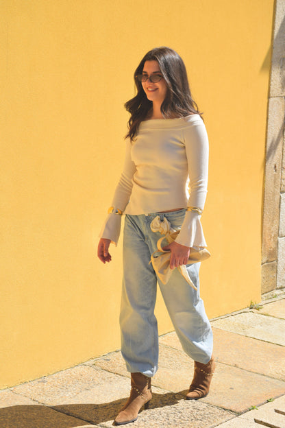 Flare Sleeve Shirt