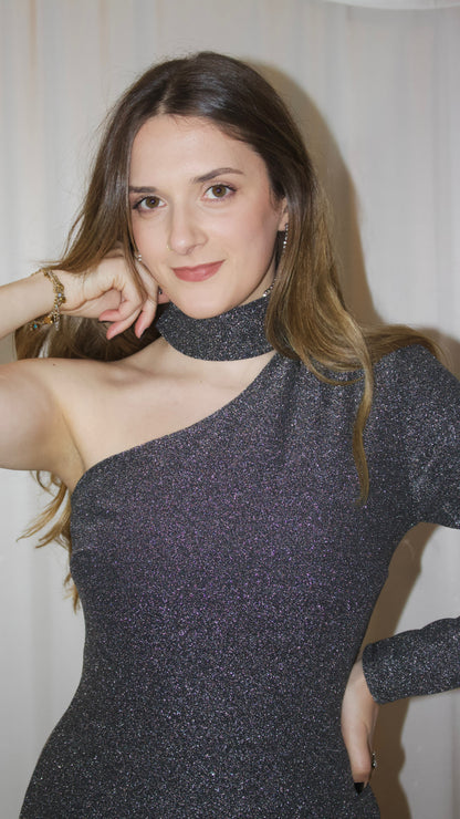 Vestido Silver Glam