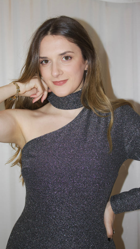 Vestido Silver Glam