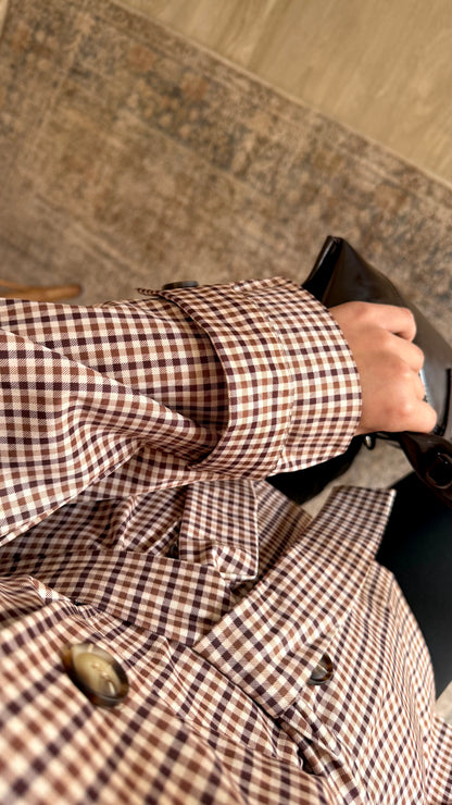 Trench Coat Plaid