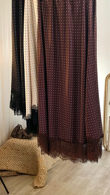Saia/Vestido Scandal Polka Dots & Lace