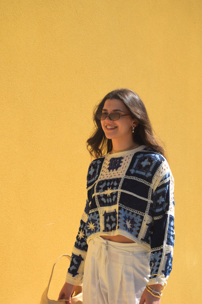 Crochet Squares Sweater