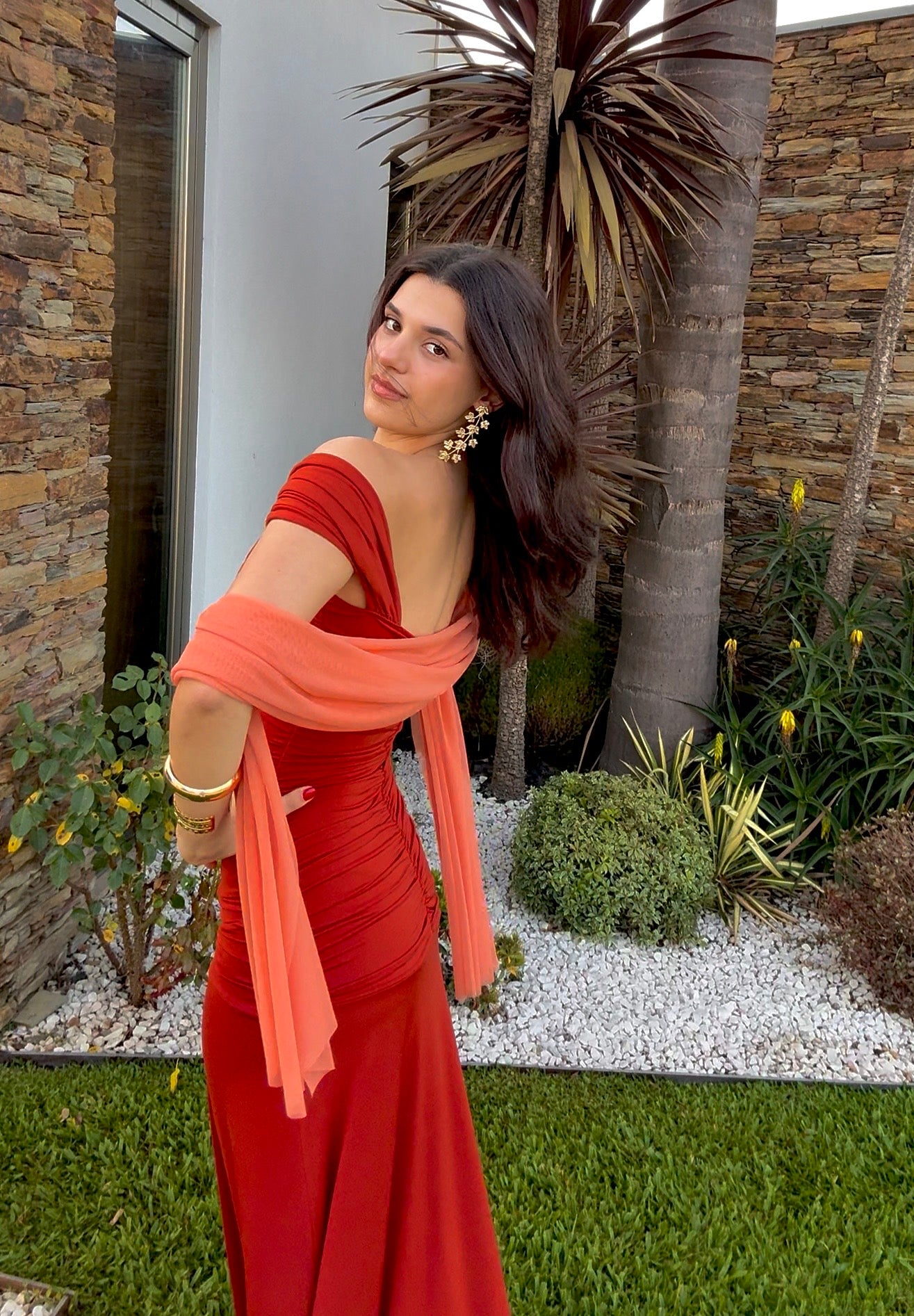 Carmín Dress - Terracotta