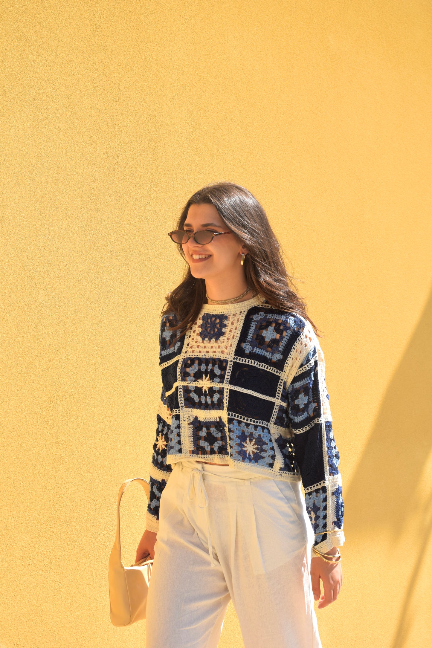 Crochet Squares Sweater