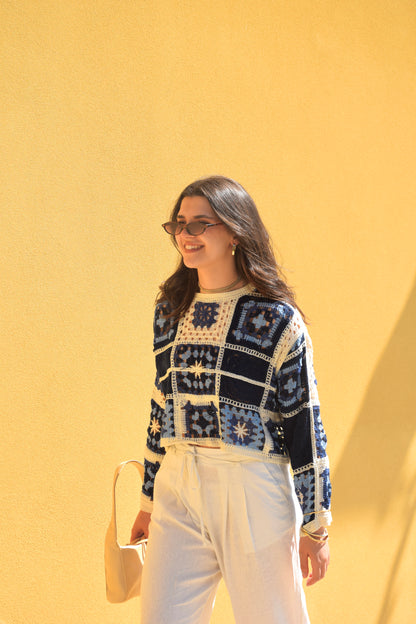 Crochet Squares Sweater