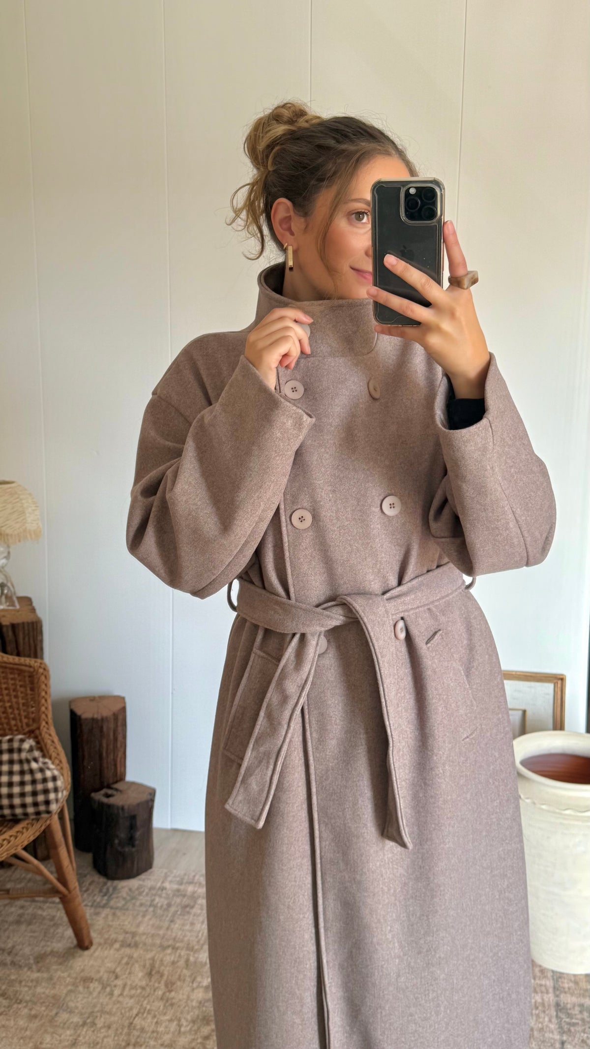 Sobretudo Collar Neck