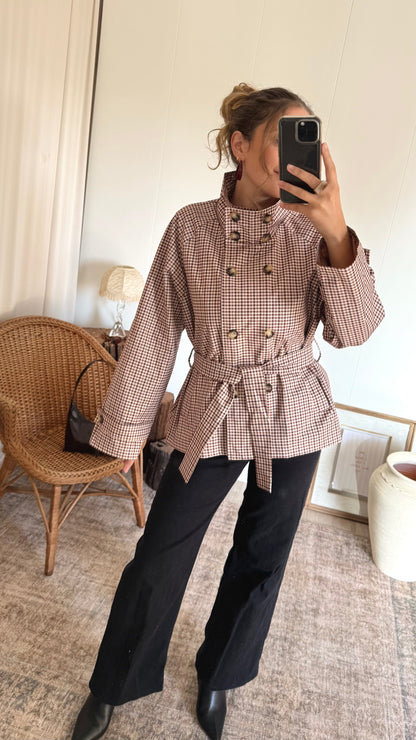 Trench Coat Plaid